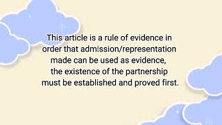 Law of Partnership and Corporation Law Article 1819 1820 and 1821 [upl. by Sterner]