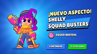 SUPERCELL regala la skin de Shelly squad busters inspirada en Shelly squad busters BRAWL STARS [upl. by Ailerua877]