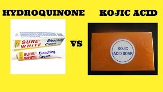 Hydroquinone VS Kojic Acid all you need to know [upl. by Strep]