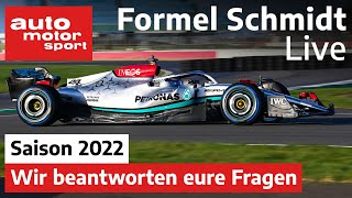 Wir beantworten eure Fragen Formel Schmidt Spezial zur Saison 2022 [upl. by Neneek]