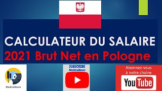 21F  CALCULATEUR DE SALAIRE 2021 BRUT NET EN POLOGNE [upl. by Shaughn674]