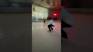 First broken leg attempts 😊😵‍💫 music iceskater relatable iceskating iceskate [upl. by Salohci]