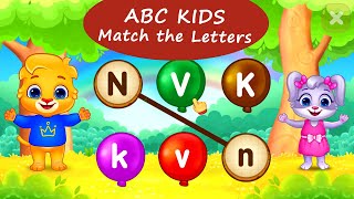 ABC Kids Alphabet 4  Match the same Letters with Lucas and Ruby  RV AppStudios Games [upl. by Rolland110]