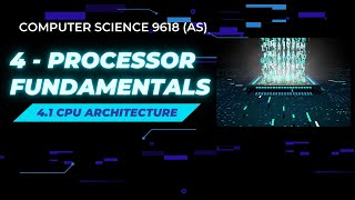 41  CPU Architecture Part 2 FetchDecodeExecute Cycle  Computer Science 9618 AS Level [upl. by Dadinirt656]