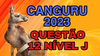 RESOLUÇÃO OLIMPÍADA CANGURU DA MATEMÁTICA QUESTÃO 12  NÍVEL J  2023  GENI ESTA TENTANDO ECONOMI [upl. by Uziel650]