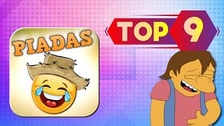 TOP 09 MELHORES PIADAS  PARA RACHAR DE RIR [upl. by Olim]