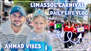 Limassol Cyprus 🇨🇾 carnival 2024 fun time🤍 [upl. by Ehcropal291]