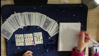 Cartomancy Tutorial  Quick Guide to Reading 3 Cards for Beginners [upl. by Aramoiz]