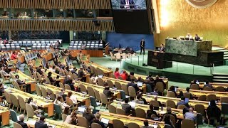 L’ONU réclame la fin de l’occupation des Territoires palestiniens d’ici douze mois [upl. by Louisa820]