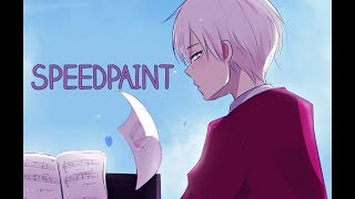 Endless Struggle Mystic Messenger Ray  SpeedPaint [upl. by Airtemad110]