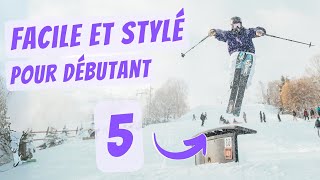 Les 5 tricks stylé à apprendre en ski pour débutant [upl. by Morty]