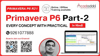 Primavera P6 Project Management In Hindi Primavera Tutorial  primavera advance Online Training [upl. by Launamme911]