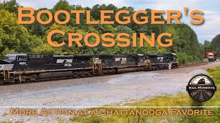 Bootleggers Crossing by Ooltewah TN is a favorite railfan spot for Norfolk Southern [upl. by Uht439]