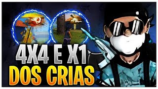 🟣 LIVE ON 🟣XTREINO🟣 4X4 E X1 DOS CRIASFREEFIRE🟣 AO VIVO🟣 FAIT DASENSE [upl. by Fleeman704]