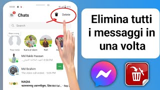 Come eliminare tutti i tuoi messaggi su Facebook Messenger in una volta 2024  Elimina tutte le cha [upl. by Ileane]