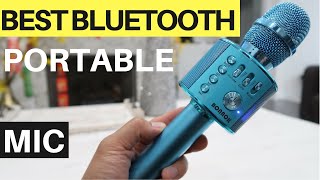 BONAOK Bluetooth Microphone UNBOX amp REVIEW  Karaoke Mic With Speaker [upl. by Idram]