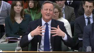 Lord Cameron incapable of answering simple questions from Brendan OHara SNP Gaza [upl. by Riaj824]