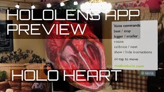 HoloLens App Preview Holo Heart [upl. by Ted]