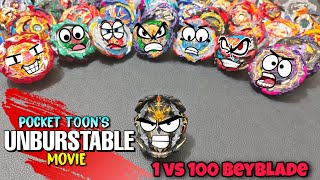 UNBURSTABLE  beyblade movie by pocket toon [upl. by Celio]