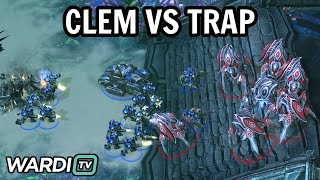 Clem vs Trap TvP  ESL Open Cup Korea 238 StarCraft 2 [upl. by Pittman503]