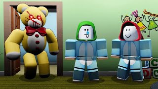 SERIAL KILLER TEDDY BEAR in Roblox Daycare [upl. by Cookie954]