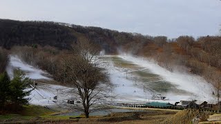 Snowmaking Update  November 21st 2023  Catamount Mountain Resort [upl. by Grobe81]