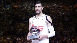 Gustavo Ayón MVP Movistar de la Copa del Rey [upl. by Akirrehs]