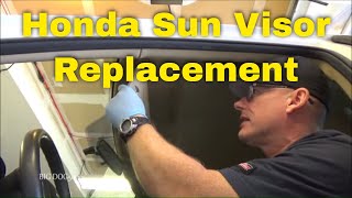 How to Replace a Honda Sun Visor  2012 Accord 20082012 Similar [upl. by Unity]