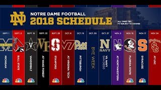 Notre Dame Football Hype Video 20182019  Caution May Give Fans Chills [upl. by Ecinert]