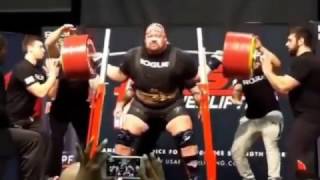 Blaine Sumner 505 kg Squat NEW WORLD RECORD Arnold Classic 2017 [upl. by Anirrak]