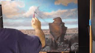 Painting Castle Crag in Oils Vol 2 [upl. by Llenil258]