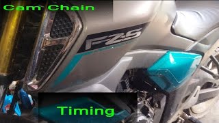 FZS V3  Timing Chain amp Timing setting timing [upl. by Artinek854]