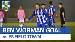 BEN WORMAN GOAL vs ENFIELD TOWN [upl. by Carbone]