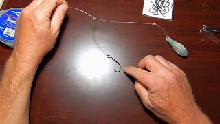 How To Tie A Simple Rig And Catch Lots of Bottom Fish [upl. by Kauslick]