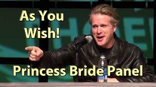 Princess Bride Cary Elwes gives amazing Hugs amp stories HD at Comicon 2014 Phoenix Comicon Panel [upl. by Cohla]