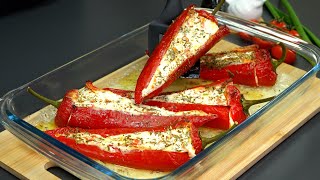 Das leckerste Rezept für gefüllte Paprika mein Freund aus Spanien Sehr lecker und schön [upl. by Lowrance]