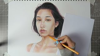 COLOURING TUTORIAL  TIMELAPSE🌈  Faber Castell Polychromos Pencils 24 Set [upl. by Alby]