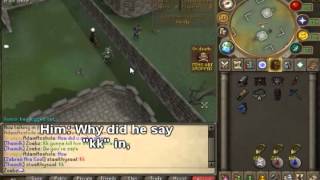 Runescape AntiLure with Skype Reaction HALARIOUS  Kid cries over a ZGS  Zoebz [upl. by Pease]