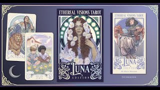 Ethereal Visions Tarot Luna Edition Unboxing [upl. by Nellad]