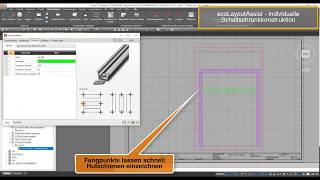 Schaltschrankkonstruktion mit dem ecsLayoutAssist in ecscad [upl. by Akirret]