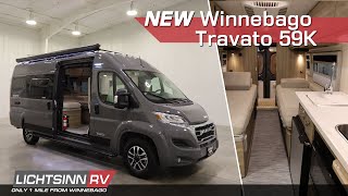 New Winnebago Travato 59K  Including Adaptive Cruise  Class B Gas Camper Van  LichtsinnRVcom [upl. by Ulrick]