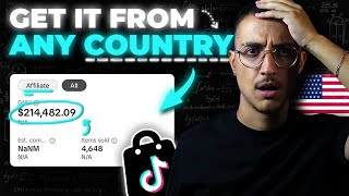 How To Get The Tiktok Shop Affiliate from any country [upl. by Omiseno]