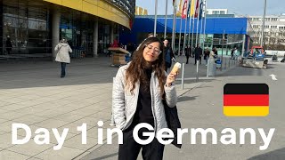 MY FIRST DAY IN BERLIN 🇩🇪  Indian living in Germany  Shopping in Berlin 🛒 [upl. by Koren17]