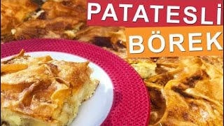 Patatesli Börek Tarifi  Hazır Yufkadan Patatesli Tepsi Böreği Nasıl Yapılır Hamurişi Tarifleri [upl. by Jariv693]