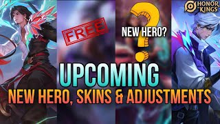 HOK Upcoming New hero skins amp Current version adjustments  Honor of Kings [upl. by Groh]