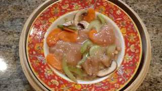 Steamed Chicken with Vegetables Recipe [upl. by Leonidas572]