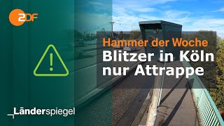 Blitzer in Köln nur Attrappe  Hammer der Woche vom 211023  ZDF [upl. by Nuhsed]