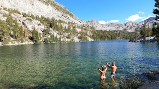 Valentine Lake Trail at Mammoth Lakes CA  Extended Virtual Hike  Tranquil Calm Hiking [upl. by Moffat]