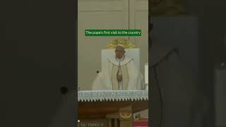 The popes first visit to the countrypausfransiskus misatimorlesteshorts VaticanNews [upl. by Nivets]