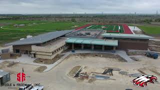 New Argyle High School Phase II  April 2021 Drone Footage [upl. by Dolloff]